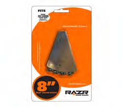 RPB8200 Blades – Power 8” Set Curved (fits StrikeMaster)